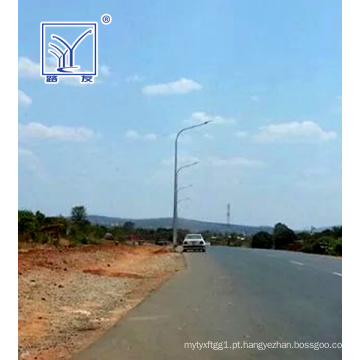 Projeto de luz de rua LED 10m na ​​Zâmbia